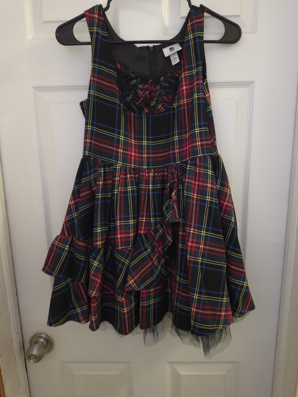 Harajuku Mini Plaid Party Dress